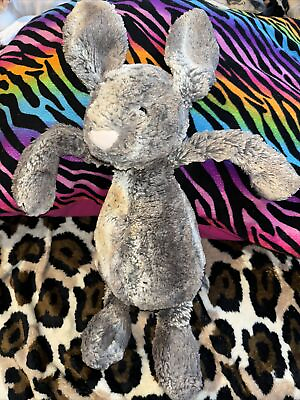 #ad Jellycat Woodland Bashful Bunny Brown Huge 22” Lovey Plush Stuffed Rabbit Soft