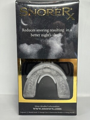 #ad SnoreRX Mouth Guard With Storage Case WITH Fitting Handle