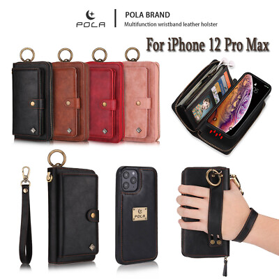 #ad Multifunctional Retro Wallet Leather Phone Case Cover iPhone 15 14 Pro Max XR XS