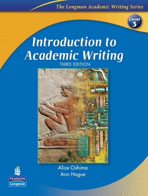 #ad Introduction to Academic Writing Paperback Ann Oshima Alice Hog
