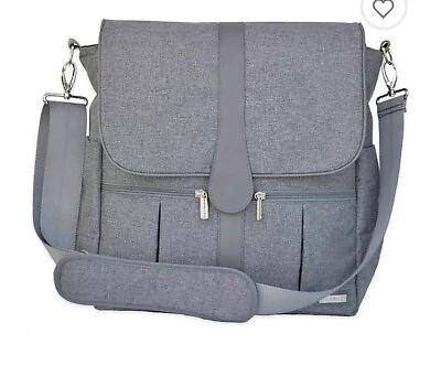 #ad JJ COLE Backpack Diaper Bag in Heather Grey Brand New
