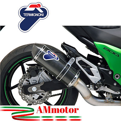 #ad Exhaust Termignoni Kawasaki Z 800 2015 Motorcycle SlipOn Relevance Carbon Racing