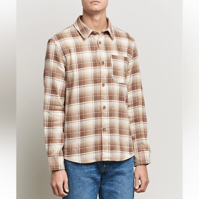 #ad NWT A.P.C. Trek Cotton Blend Flannel Overshirt size XXL