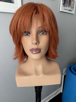 #ad Ooak Mannequin Human Hair Like Pivot Point Cosmetology