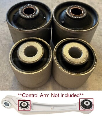 #ad 4pc Bushings fit Audi A8 Quattro 2012 2013 2014 Front Lower Control Arm Forward