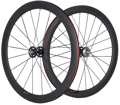 #ad 38 50 60 88mm Track Bike Carbon Wheels Single Speed Fixed Gear Bike Wheelset