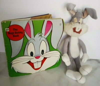 #ad The Bugs Bunny Book and Loony Tunes Plush Golden Shape Book 5th printing 1978