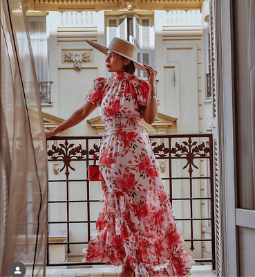 #ad Elliatt Heiress Maxi Dress in Multi colors wedding Vibe Size XS NWT $320