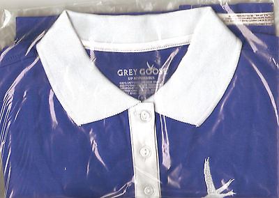 #ad Womens Small Grey Goose Vodka Golf Shirt New Free Shipping