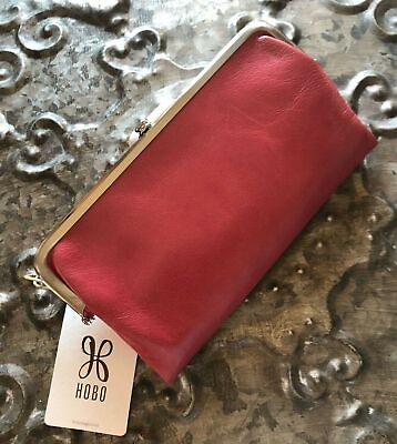 #ad #ad Hobo International Lauren Leather Clutch Double Frame Wallet Blossom