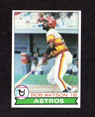 #ad 1979 Topps #130 Bob Watson Houston Astros Baseball Card NM