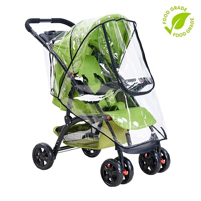 #ad Baby Stroller Rain Cover Wind Universal Rain Canopy Raincoat for Pram Pushchair