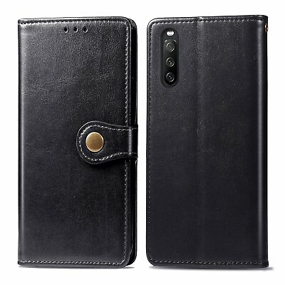 #ad Flip Leather Wallet Case with Card Slot