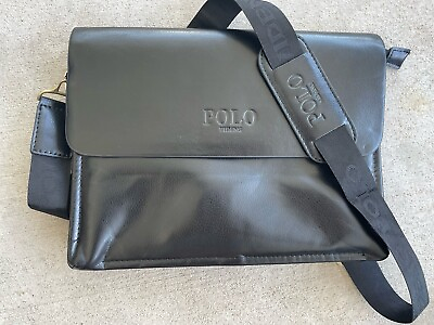 #ad Polo Black Messenger Bag Videng
