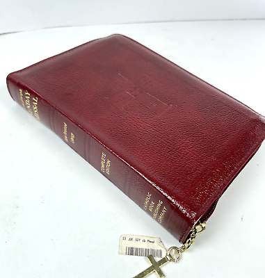 #ad St. Joseph Sunday Missal: The Complete Red Burgundy Gold 2011 Zippered VG