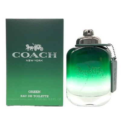 #ad Coach New York Green 3.3 oz EDT Cologne for Men Brand New In Box