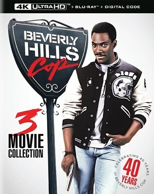 #ad Beverly Hills Cop: 3 Movie Collection New 4K UHD Blu ray Boxed Set 4K Maste