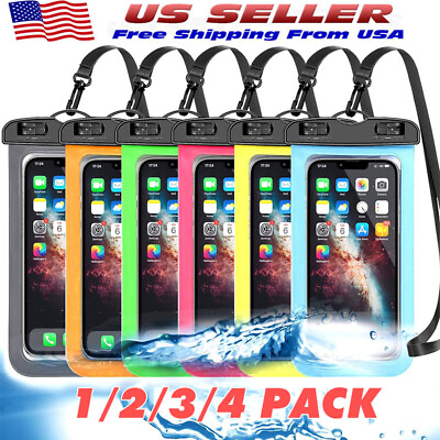 #ad Waterproof Floating Pouch Dry Bag Case Cover For iPhone Cell Phone Touchscreen