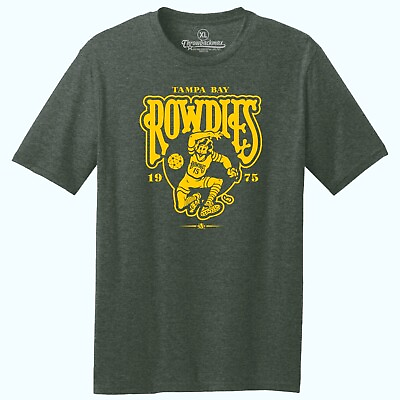 #ad Tampa Bay Rowdies 1975 Logo NASL Soccer TRI BLEND Tee Shirt
