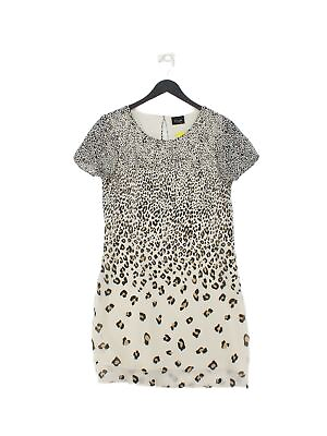 #ad Vila Clothes Women#x27;s Mini Dress S Cream 100% Polyester Mini