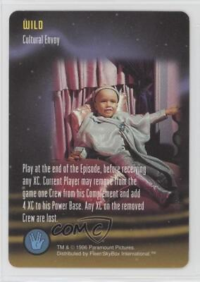 #ad 1996 Star Trek The Card Game Wild Cultural Envoy 0w8