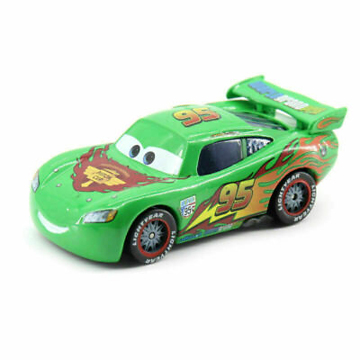 #ad Disney Pixar Cars Police Sheriff Lightning McQueen 1:55 Diecast Car Toy Gift US