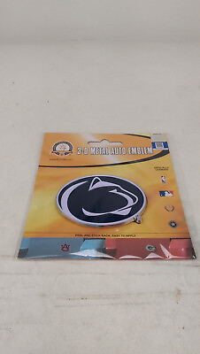 #ad New NCAA Penn State Nittany Lions AutoHome Heavy Duty Colored Metal Emblem Decal