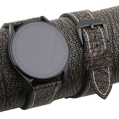 #ad Brow Alran Fat Nat leather Samsung Galaxy Watch 3 4 5 6 Active 1 2 Band MenWomen
