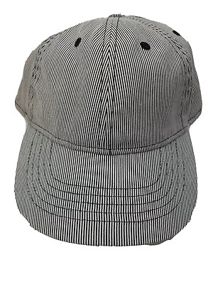 #ad Pin Striped Hat Stripe classic Cap Adult Ladies Hat