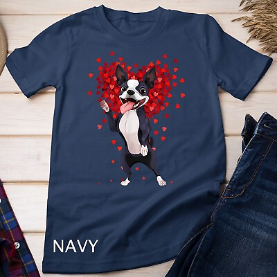 #ad I Love Boston Terrier Funny Heart Valentine Gift T Shirt Unisex T shirt