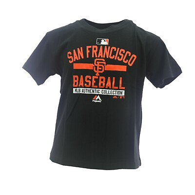 #ad San Francisco Giants Authentic MLB Majestic Apparel Youth Kids Size T Shirt New