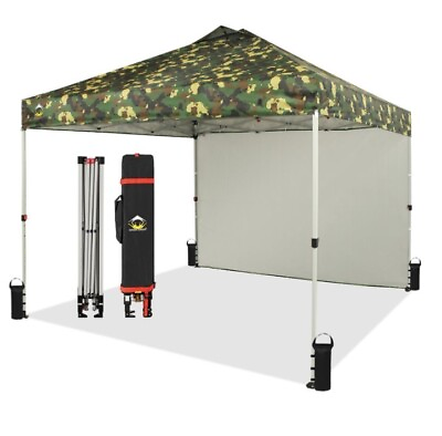 #ad 10x10 Pop up Instant Commercial Canopy With 18 Accessory’s. Perfect For Summer