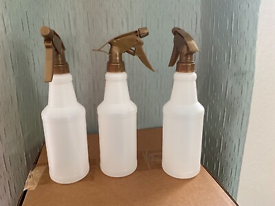 #ad Plastic Spray Bottles with Triggers 16 oz Empty 3 Pack
