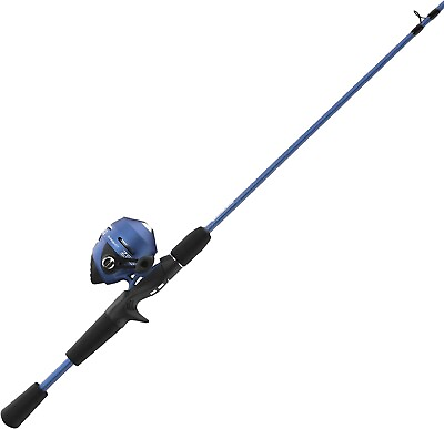 #ad Slingshot Spincast Reel and Fishing Rod Combo 5#x27;6quot; 2 Piece Fishing Pole Zebco