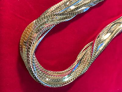 #ad WHOLESALE LOT FROM 1 50 PCS SILVER PLATED 18quot; 2.5MM HERRINGBONE CHAIN NECKLACE