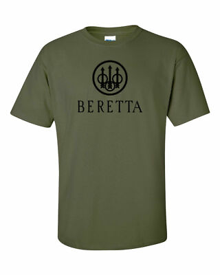 #ad Beretta Black Logo T Shirt 2nd Amendment Pro Gun Brand Firearms Rifle Pistol New