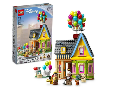 #ad LEGO Disney and Pixar ‘Up’ House 43217 Disney 100 Celebration Building Toy Set