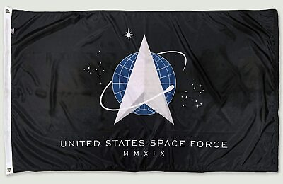 #ad US Space Force Official Gov#x27;t Spec Flag 2x3 3x5 4x6 5x8 ft Nylon Made in USA