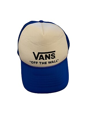 #ad Vans Off The Wall Trucker Hat Adjustable One Size Cap Unisex Adults GUC🧢