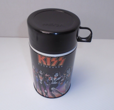 #ad KISS DESTROYER LUNCHBOX THERMOS FREHLEY CRISS SIMMONS STANLEY