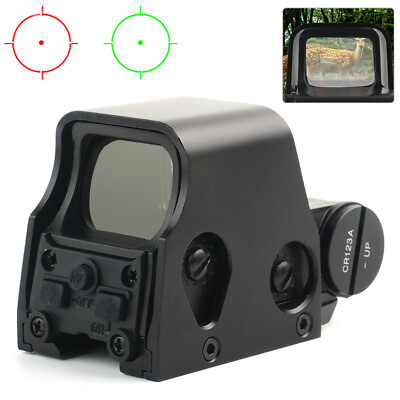 #ad Red Green Dot Reflex Sight Scope Tactical Holographic Optic 20mm Rail 553 Series