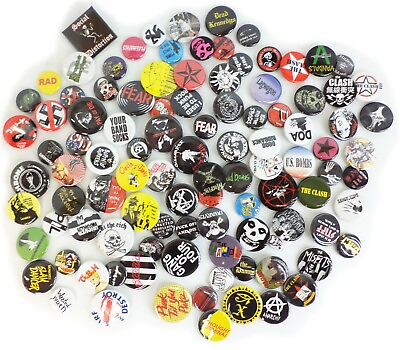 #ad Punk Rock Music Band Buttons Pins Badges OVER 100 DESIGNS Mix amp; Match Gifts SALE