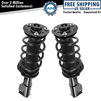 #ad Front Complete Shock Strut Spring Assembly Pair Set of 2 for Equinox Terrain