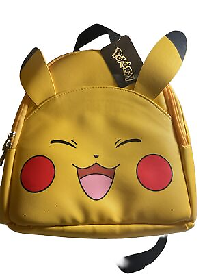 #ad Pokemon Pikachu Mini Backpack Bioworld Official. Pokémon Backpack. Yellow.