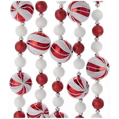 #ad Christmas Decoration Wall Decor Xmas Ball Beaded Pendant Christmas Tree Pendant