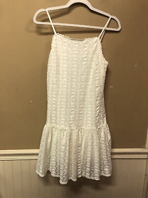 #ad Speechless Off White Lacey Dress Size Small NWT