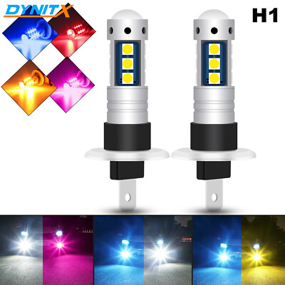 #ad Bright 30SMD LED Fog Driving Light Lamp Replce Bulbs DRL H1 White Blue Amber Red