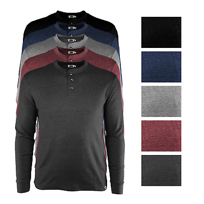 #ad Buffalo Outdoors® Workwear Men#x27;s Long Sleeve 3 Button Henley Long Sleeve Shirt