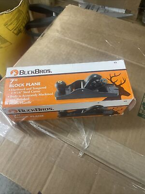 #ad Buck Bros. 6 1 2 in. Block Plane Black with box