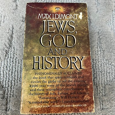 #ad Jews God And History Paperback Book by Max I. Dimont from Signet Books 1962